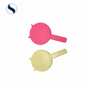 Nuovo design a forma di cuore carino piccolo manico tenuto in mano cosmetico compongono specchio singolo lato - Product Image 5