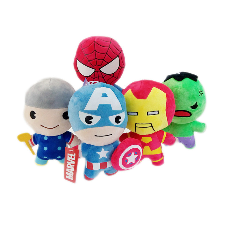 Картонная плюшевая кукла Человек-паук, плюшевая кукла, мягкая игрушка на заказ, плюшевая игрушка