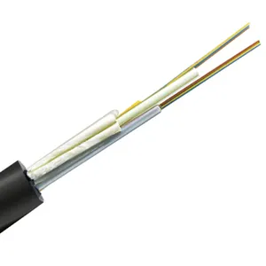 Owire anti-kemirgen fiber optik kablo açık telli tek modlu GYFTA 53 katmanlı zırhlı 8 çekirdekli açık ftth kablo