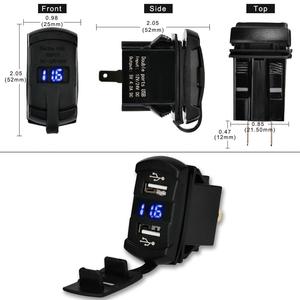 Szaichsky — chargeur de voiture 5V 4,2 a à Double USB, accessoire de téléphone portable, adaptateur d'alimentation pour automobile, Double prise LED - Product Image 3