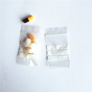 Sacs en plastique HDPE refermables pour médicaments et pilules - Product Image 3