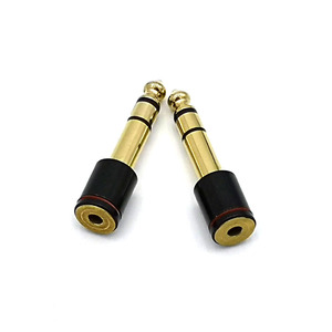 <span class=keywords><strong>Adaptateur</strong></span> de connecteur de <span class=keywords><strong>fil</strong></span> pour <span class=keywords><strong>prise</strong></span> de haut-parleur <span class=keywords><strong>Jack</strong></span> 6,35 mm 1/8 pouces 3 pôles, <span class=keywords><strong>prise</strong></span> stéréo, convertisseur <span class=keywords><strong>Jack</strong></span> 6,35 mm vers <span class=keywords><strong>Jack</strong></span> 3,5 mm plaqué or - Product Image 2