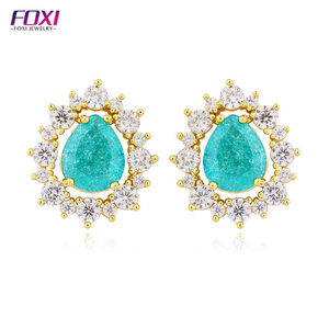 Venta caliente fusión piedra bijoux pendientes para las niñas lindas - Product Image 4