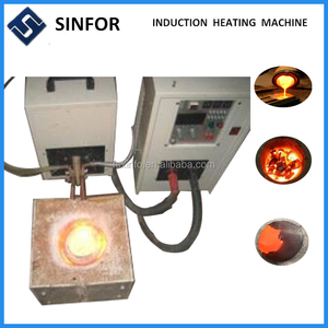 Pequeño horno de inducción para el oro, chatarra de hierro, acero, aluminio, fundición de cobre - Product Image 1