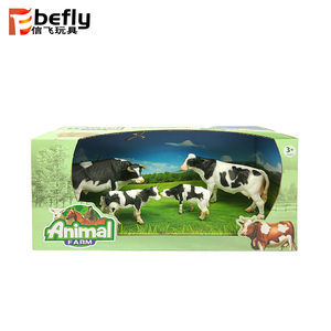 Ensemble de figurines d'animaux de ferme en plastique de 3 à 5 pouces, jouet vache - Product Image 4