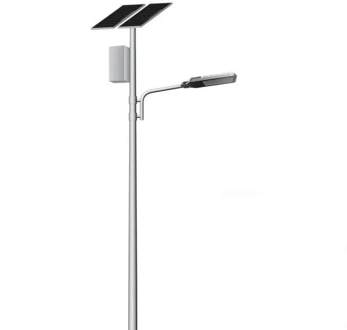 Système solaire Nouveau Design Pas Cher Prix IP65 Solaire Rue Lumière Led 75 En Aluminium Alliage Sûr Solaire DC 95 -30 - 60 Bridgelux 3000-5500