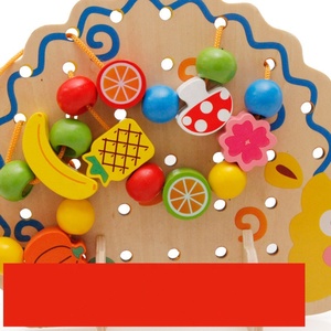 Gioco Educativo in Legno per Bambini: Riccio Carino con Frutta e Verdura, Gioco di Infilatura e Coordinazione Motrice Fine - Product Image 4