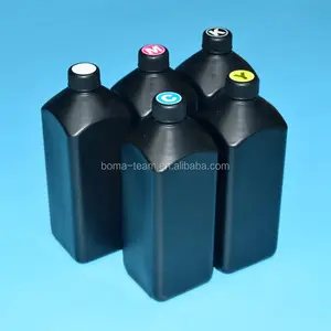 Bulk LED UV Rigid Curing Ink For Ricoh Glass Gen5 inkjet printers UV ink For Digital flatbed machine