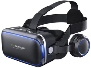 3D VR Shinecon Virtual Reality 3d Bril voor downloaden <span class=keywords><strong>3gp</strong></span> blauw films - Product Image 4