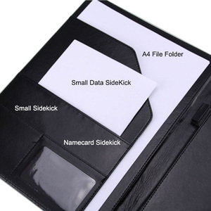 2019 Additional Compartment Design A4 PU <strong>Leather</strong> Portfolio <strong>Document</strong> File <strong>Folder</strong> - Product Image 4