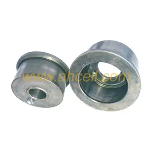 industrial oven national heavy duty ball bearing caster machined steel single flanged track guide wheel