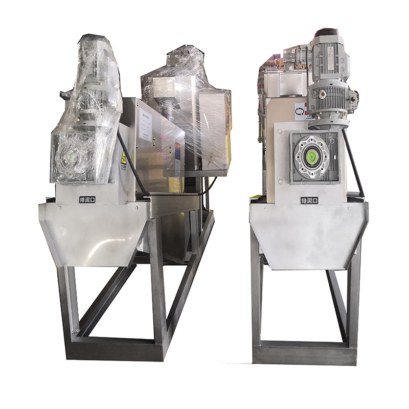 Винтовой шлифовальный пресс для обезжиривания осадка