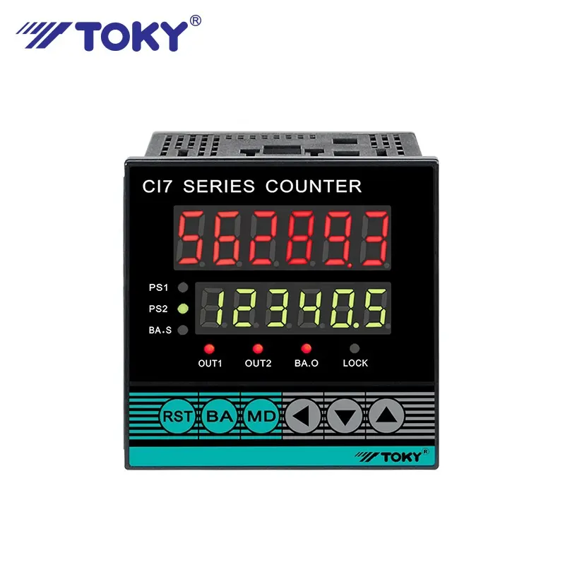 Toky display digital com alta velocidade, medidor de 6 dígitos