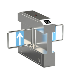 Sistema de control de acceso de reconocimiento facial Torniquetes oscilantes Barrera de aleta Torniquete de carril de velocidad rápida para peatones - Product Image 2