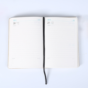 2019 A4/A5/A6 <strong>Year</strong> <strong>Planner</strong> Embossed Pu Leather Cover Agenda Organizer Journal Custom Printing Notebook Calendar - Product Image 4