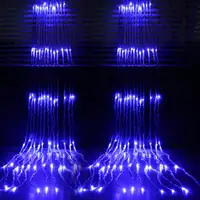 336 LED Wasserstrom Vorhang Lichter 3M X 3M Wasserfall Weihnachten Ferien Fairy String Lichter für Party Hochzeit Hause outdoor Decor
