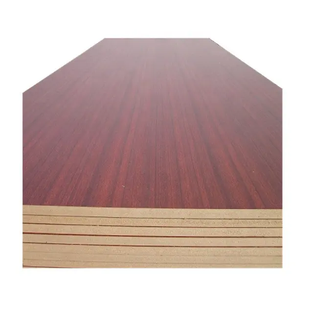 Chinese Factory Price Black Board 12mm Cheap Laminated Melamine Mdf Panel For Apartment
