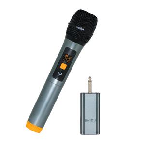 Cáscara elegante U6 MICRÓFONO INALÁMBRICO UHF micrófono portátil de mano con mini receptor - Product Image 1