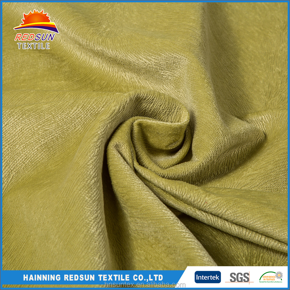 Accueil Textile 250gsm ou Personnalisé Rideau burnout Tissu