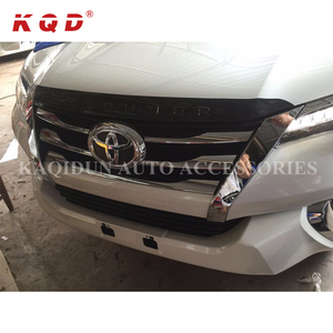 Accesorios de cromo frente parrilla del coche ABS parrilla delantera para Toyota fortuner 2017 - Product Image 5