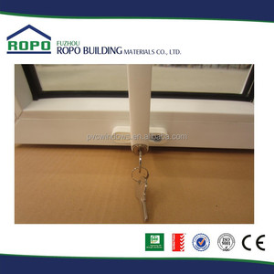 Upvc / PVC de diseño moda marco de madera de color toldo americano ventana guillotina - Product Image 4