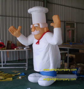 Impermeable y duradero personajes inflables inflable <span class=keywords><strong>chef</strong></span> imagen globos - Product Image 2