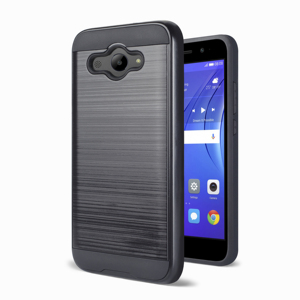 Chất Lượng Cao Sợi Carbon Trường Hợp Cover Quay Lại Trường Hợp Điện Thoại Di Động Trường Hợp Đối Với Huawei Y3 2017/Y3-2018 - Product Image 1