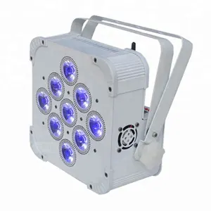 Penawaran Kualitas 9X10W Rgbw 4 In 1 Bertenaga Baterai Nirkabel Dmx LED Par 64 Can