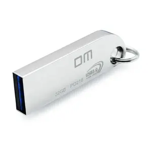 Металлический usb-накопитель с брелоком PD216, фабрика DM