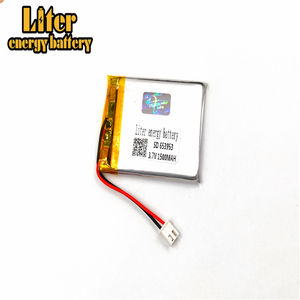 Plug <span class=keywords><strong>2</strong></span>,5-<span class=keywords><strong>2</strong></span> P 653953 de 654055 de 1500 mah <span class=keywords><strong>3</strong></span>,7 v recargable del lipo batería solar de la batería del li-ion de la batería de polímero de litio con PCM - Product Image 3