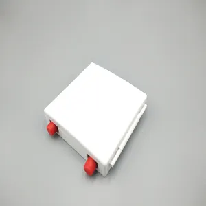 NSTB-404 2 Port FTTH Indoor Fiber Optic Wall Outlet Connect Mini Termination Box