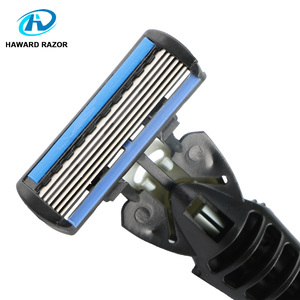 Maquinilla de afeitar de 6 cuchillas a precio de fábrica con <span class=keywords><strong>3</strong></span> recambios Depilación facial Seis Maquinilla cuchillas de afeitar con sistema <span class=keywords><strong>para</strong></span> hombres - Product Image 3