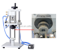 Facile à utiliser petite machine de sertissage de cachetage de bouteille de parfum manuelle/sertisseur de scelleur de bouteille de parfum