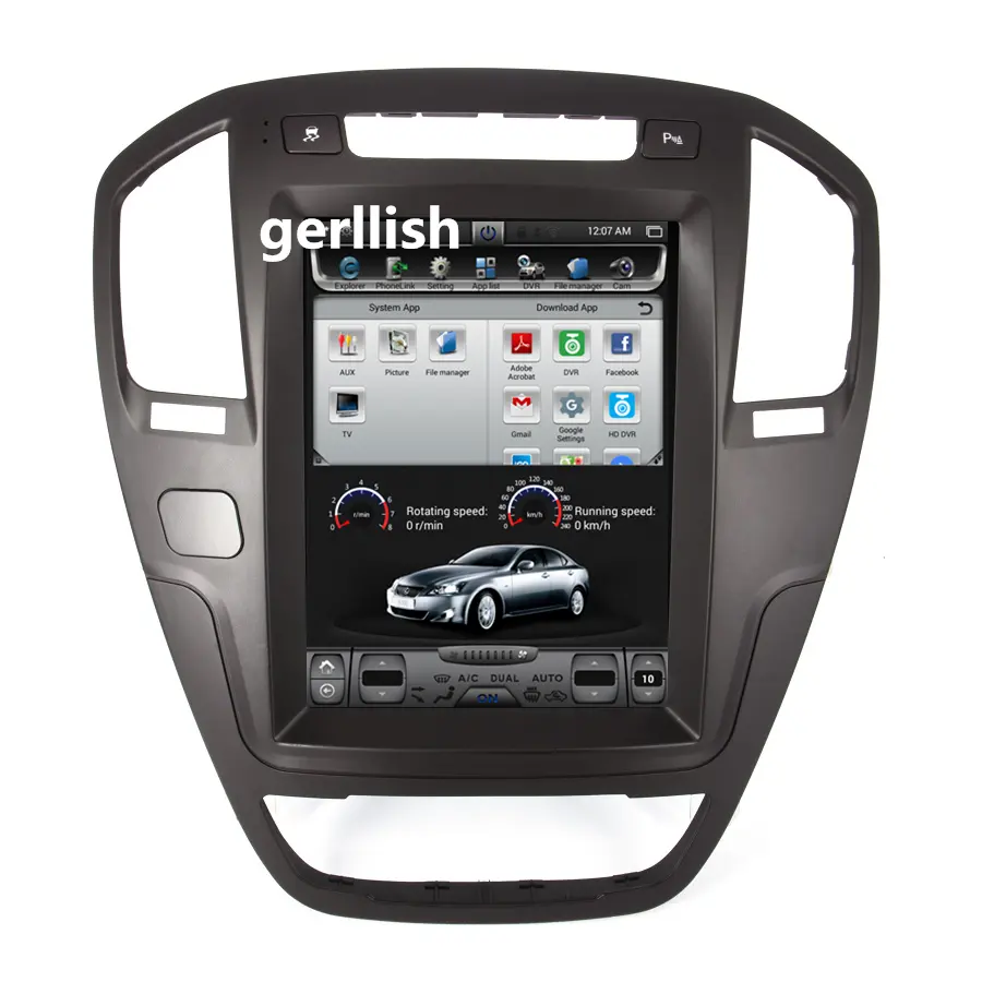 10.4 "Vertikaler Bildschirm im Tesla-Stil Android Car Multimedia DVD-Player für Buick Regal Opel Insignia 2009-2013 GPS-Navigation