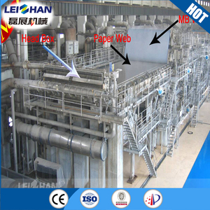 Jumbo CuộN bản sao giấy máy giấy thải tái chế dây chuyền sản xuất máy làm giấy A4 - Product Image 2