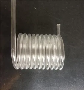 Custom quartz spiraal buis/dubbele coil quartz pijp