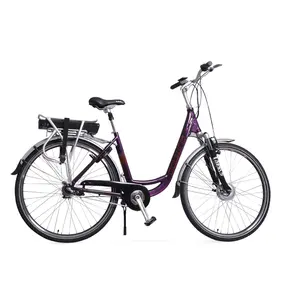 36 V 10AH 绿色 E 城市电动自行车 700C 电动自行车为妇女