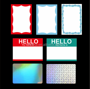 Adesivi in vinile con guscio d'uovo bianco classico generale internazionale, con guscio d'uovo in bianco nero con stampa "ciao, <span class=keywords><strong>il</strong></span> <span class=keywords><strong>mio</strong></span> <span class=keywords><strong>nome</strong></span> è" - Product Image 6