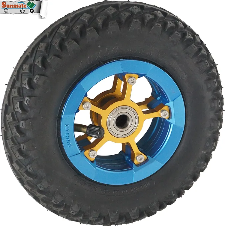 Hot Selling Durable skateboard truck off road 4 Wheels Off Road Skateboard Truck With 8" Aluminum alloy Inflation Tyre