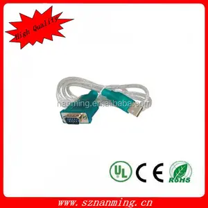 Usb to rs232 db9 serial cable convertidor adaptador conductor