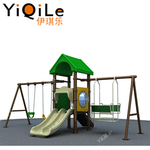 De alta calidad al aire libre columpio juegos para <span class=keywords><strong>adultos</strong></span> verde jardín de hierro Columpio de fábrica - Product Image 1