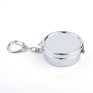 Jl-202S Cheap Price Pocket Ashtray Pouch Stainless Steel Keychain Ashtray