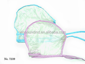 Gorro desechable respetuoso con el medio ambiente, para peluquería, PEVA, Bull's Eye, Frosting Tipping - Product Image 4