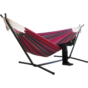 <span class=keywords><strong>Hamac</strong></span> réglable en coton, Double ou simple, pliable, <span class=keywords><strong>support</strong></span> en <span class=keywords><strong>acier</strong></span> <span class=keywords><strong>inoxydable</strong></span>, meubles d'extérieur - Product Image 2