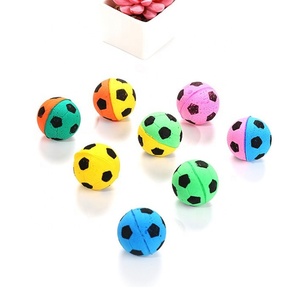 Heyri – balles souples EVA sans danger pour les animaux de compagnie, jouets de <span class=keywords><strong>chaton</strong></span> colorés en forme de Football, jouet interactif à gratter pour chat, Offre Spéciale, bon marché - Product Image 4