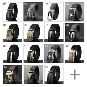 Wholesale Genuine <strong>Leather</strong> Sliding <strong>Belts</strong> for <strong>Men</strong> With Z Automatic Buckle