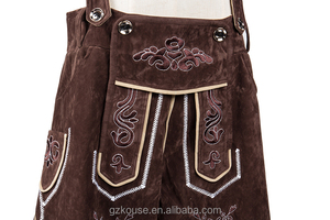 Steampunk 3/4 바지 조끼 브라운 바이에른 신사 Lederhose 남성 옥토버 페스트 의상 코스프레 맥주 남자