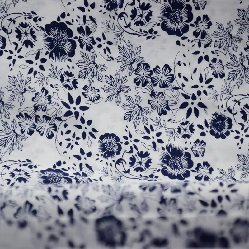 Skygen-tela estampada de popelina, tejido 100% algodón liso con flores, precio barato, venta al por mayor
