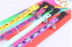 Colorido de silicona pequeño perro Collar de gato con Jingle Bell - Product Image 4