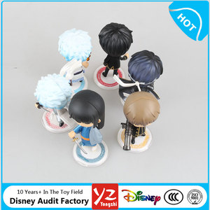 A buon mercato 6 stile Q versione argilla giocattolo <span class=keywords><strong>10</strong></span> <span class=keywords><strong>cm</strong></span> simpatico Gin Tama PVC figura di azione flessibile - Product Image 6